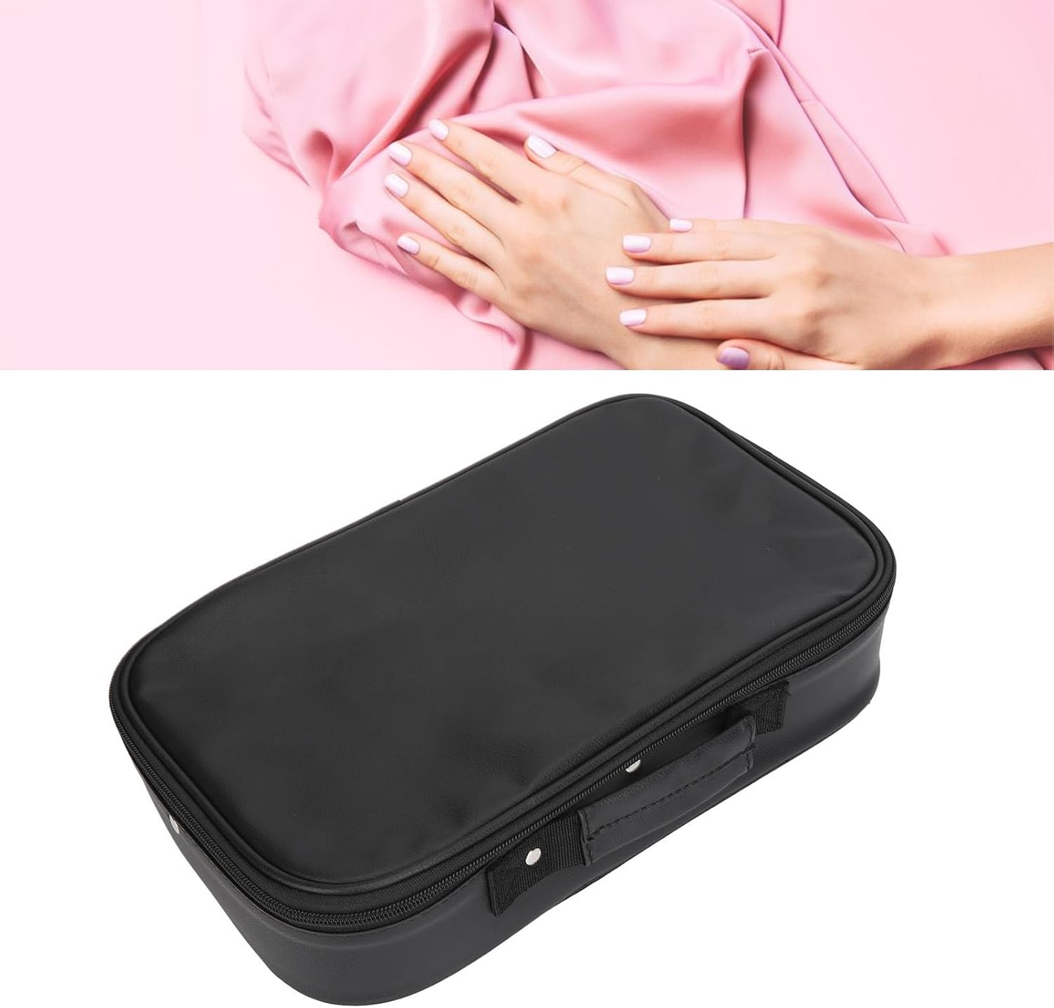 Makeup Organizer Bag Travel Portable Multifunctional Large Capacity Hair Tools Storage image number 4