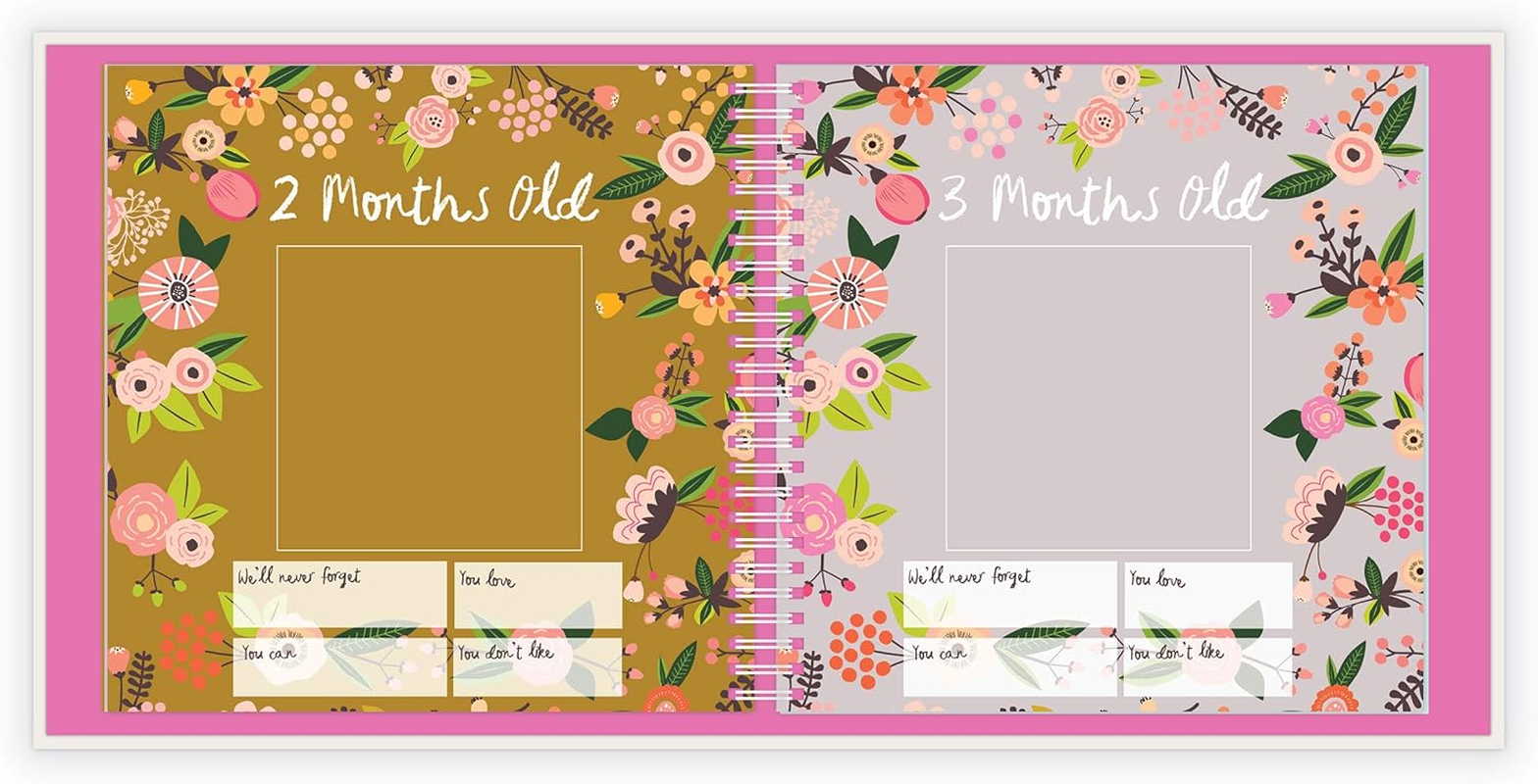 Lucy Darling Little Artist Baby Memory Book &ndash; First 5 Years Journal & Photo Album for Baby Girl, Unique Keepsake, Milestone Book, Memory Book for New Parents image number 1