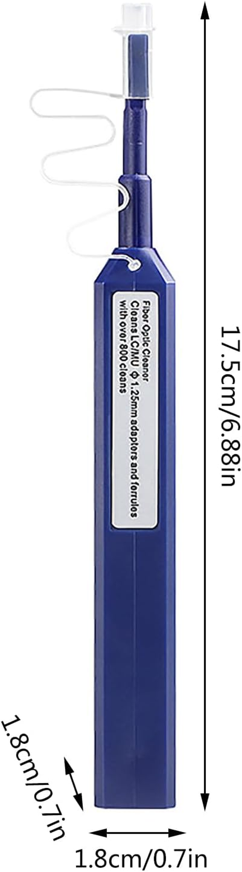 Fiber Cleaner - Fiber Cleaning Pen, Optical Connector End Cleaner | Fiber Connection Sweep Cleaning, Fiber Opt Cleaning Pen image number 1