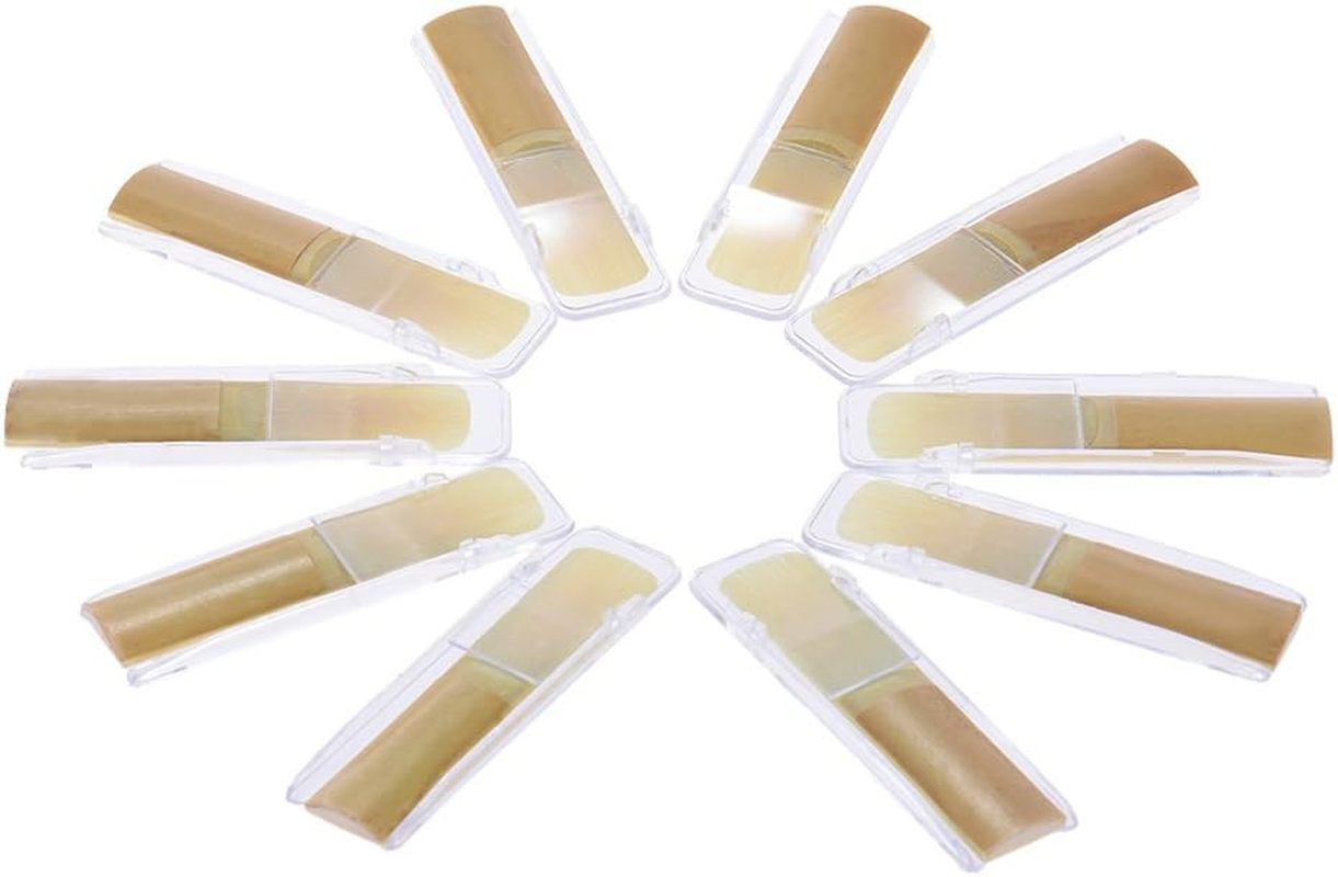 Normal Level G Alto Saxophone Sax Reeds Strength 2.0 for Beginners, 10Pcs/ Box Strength 2.0 image number 6