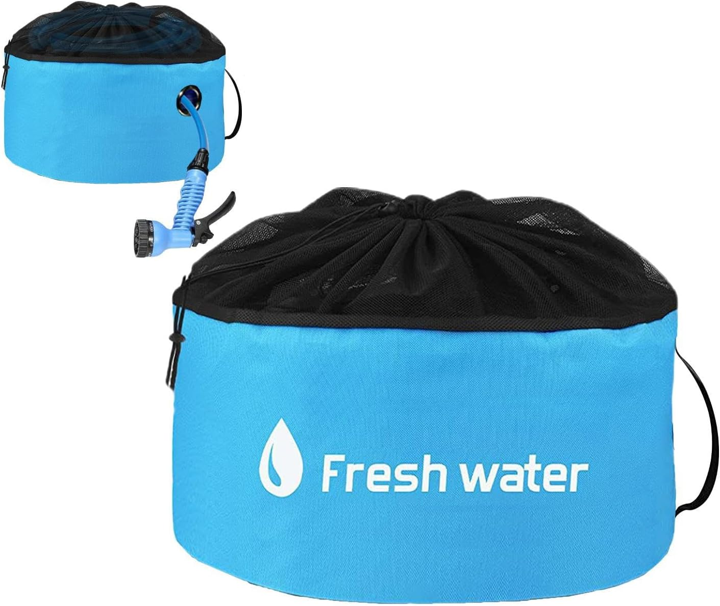 Hose Storage Bag Polyester Fiber Heavy Duty Mesh Bag 46X25Cm Caravan Camping Cable Organizer RV Equipment Storage Bags for Electrical Cords Sewer Hoses, Electrical Cords and Accessories image number 1