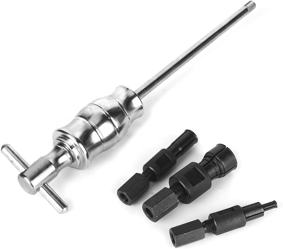 Slide Hammer and Blind Hole Bearing Puller Set, 9 Pcs 8-32Mm Inner Bearing Race and Seal Extractor Kit, Slide Hammer Pilot Insert Bearing Removal Tool, External Remover Puller Set image number 4