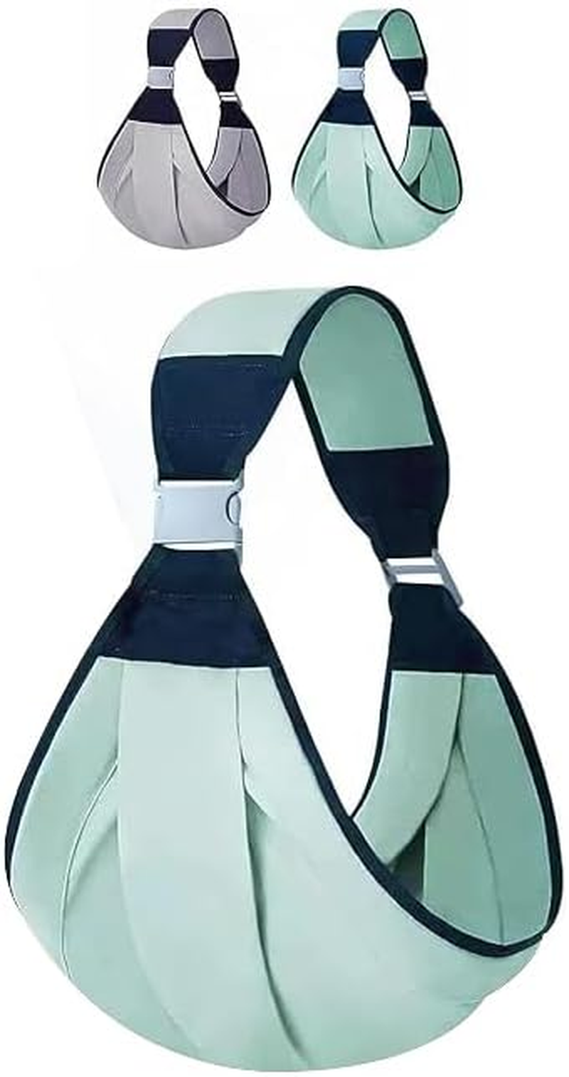 Baby Carrier, Adjustable Hip Seat Sling for Toddler, Baby Holder and Nursing Wrap, Carrying 45 Lbs (Gre