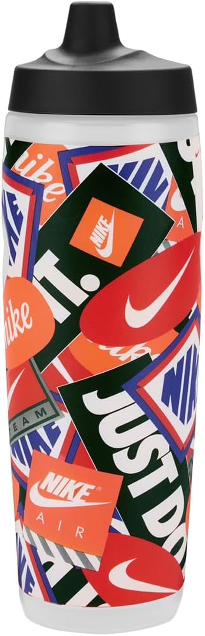Nike Refuel Bottle 24Oz Graphic Light Crimson/Black/Safety OG HY6030-625