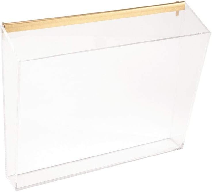 Russell+Hazel Acrylic and Gold Wall Organizing Set, Magnetic and Dry Erase Accessories, Gold Wall Hook image number 5