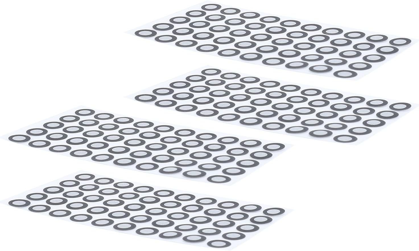 3D Scanning Marker, 10 Sheets 6Mm ID 10Mm OD Reference Point Diffuse Reflection Markers, Waterproof 3D Scan Optical Tracking Dots for 3D Scanner image number 4