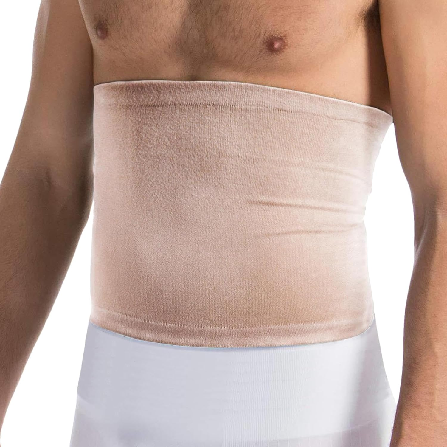 Abdominal Binder, Stomach Abdominal Tummy Control Waist Straps Protector, Soft Belly Belt Protection Belt Stomach Support Belt for Home Offices