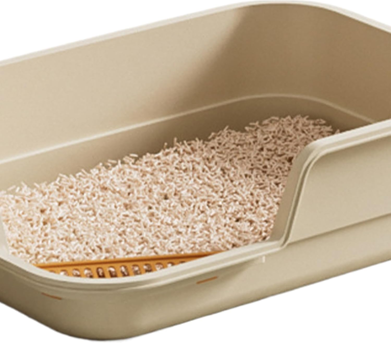 Cat Litter Box, High Hips Low Entry, High Edge Cat Litter Box, Indoor Kittens Elderly Animals Home Office Apartment Hotel Living Room Balcony image number 3