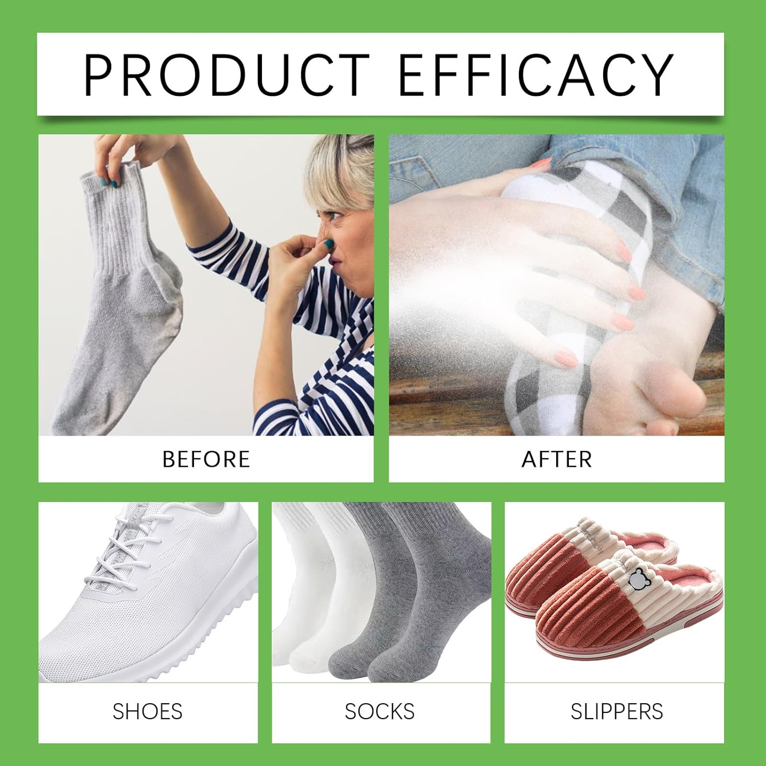 Shoe and Sock Deodorizer Spray, 300Ml, Long-Lasting Fragrance, Odour Remover image number 1