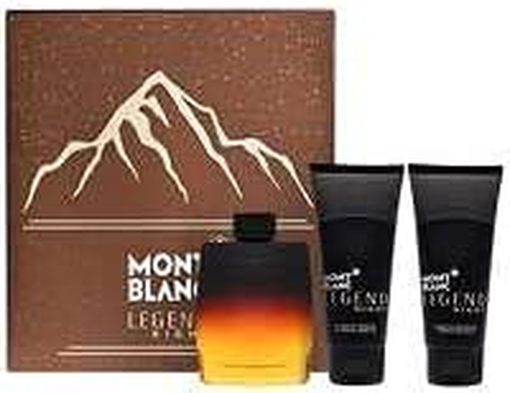 Montblanc Men'S 3 Pieces Legend Gift Set (EDT 100 Ml + Shower Gel 100 Ml + EDT 7.5 Ml) image number 1