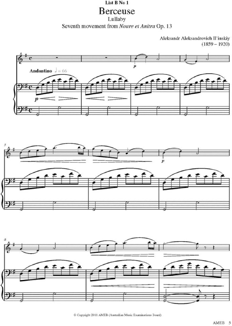 AMEB Violin Series 9 - Grade 3 image number 2