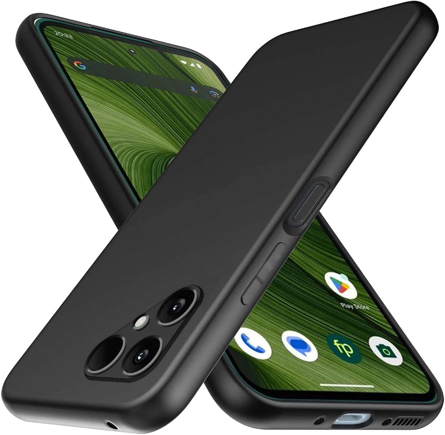 GIOPUEY Case Compatible with Fairphone 6, Ultra-Thin Soft Anti-Fingerprint Protective Case Cover [Wear Resistant] &ndash; Black image number 3