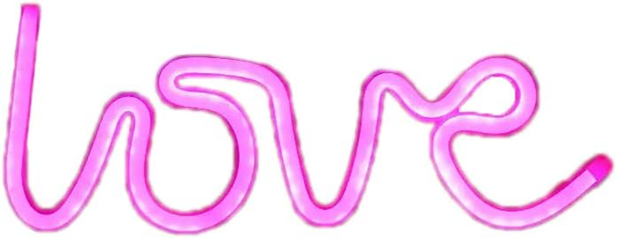 LED Neon Sign Lamp Usb/Battery Power Home Wedding Decor Love Rainbow Night Light