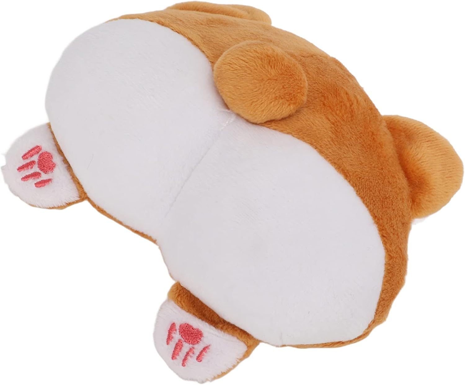 Plush Squeaky Dog Toys, Corgi Ass Plush Squeaky Toy Cleaning Teeth Pet Chew Toys, Attractive and Funny Puppy Squeaky Teething Toys for Small and Medium Sized Dogs image number 1