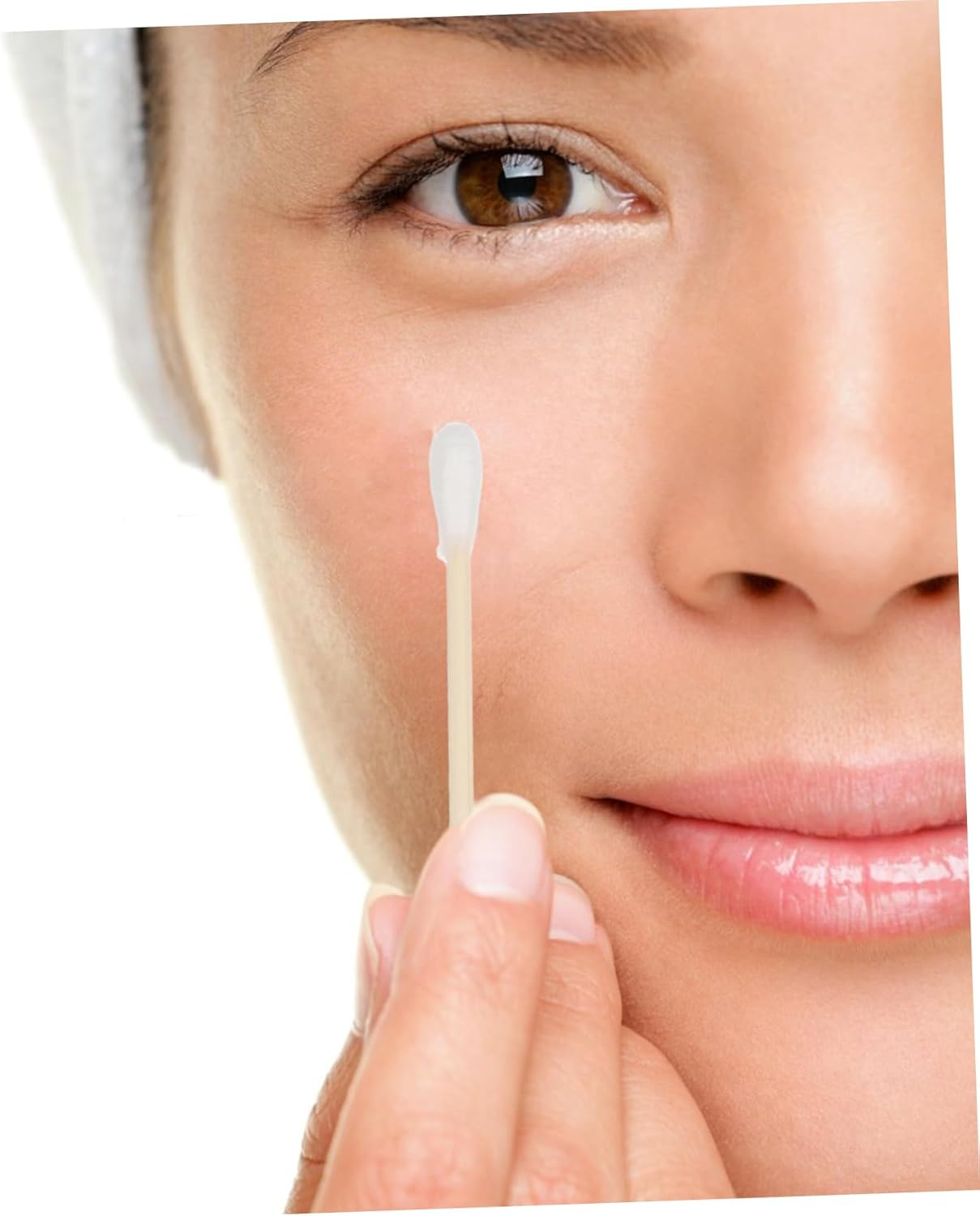 100Pcs High Precision Cotton Bud Swabs Makeup Removal Applicator Sticks Portable Lightweight for Travel image number 5