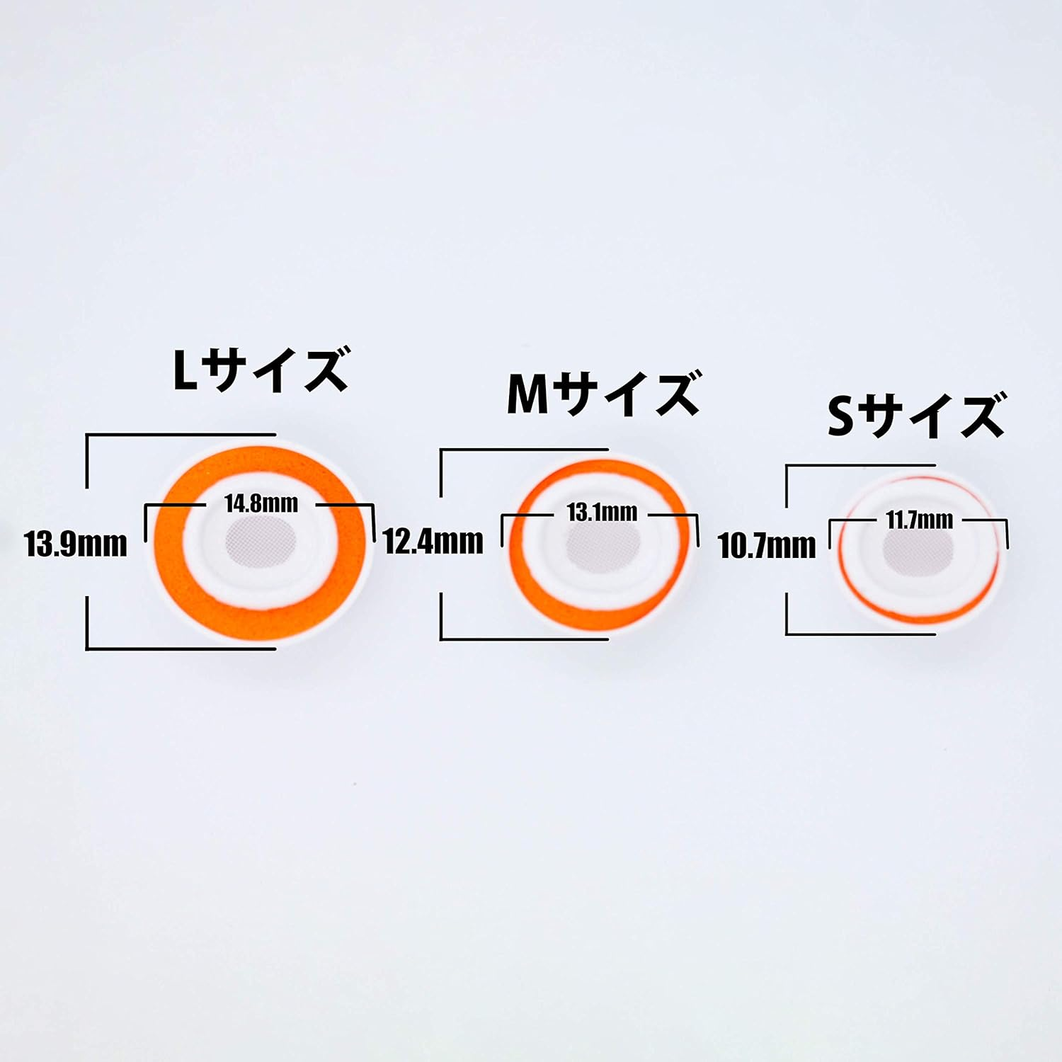 Symbio Eartips Airpods Pro Compatible, Hybrid Earpieces, S, M, L Size, 1 Pair (Noise Insulation, Improved Noise Cancellation, High Sound Quality, Fall Prevention), Symbio a (S,M,L) image number 2