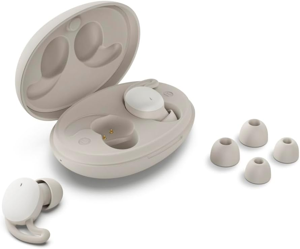 Hama Bluetooth Headphones Spirit Calm TWS In-Ear Sleep Headphones White/Grey image number 2