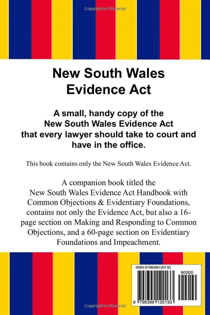 New South Wales Evidence Act image number 1