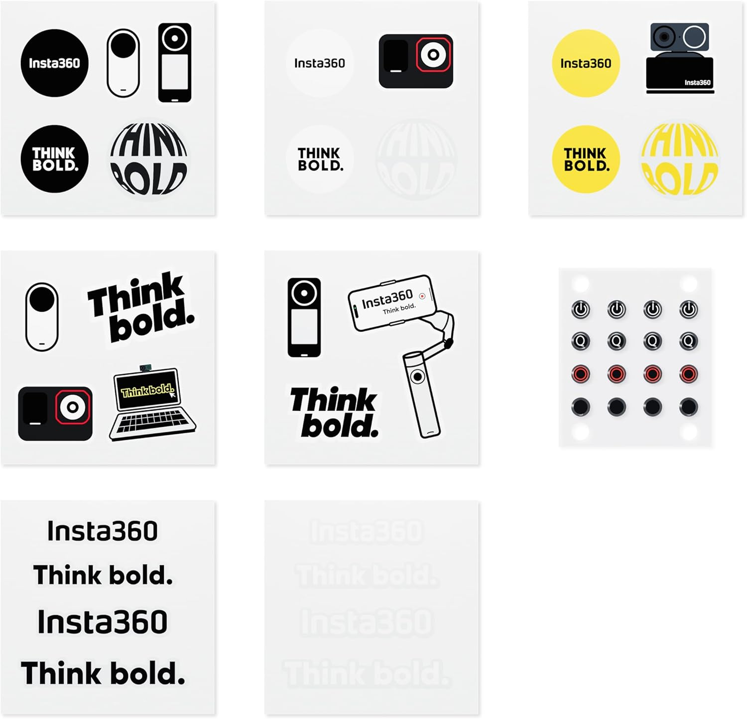 Insta360 Button Sticker Set image number 4