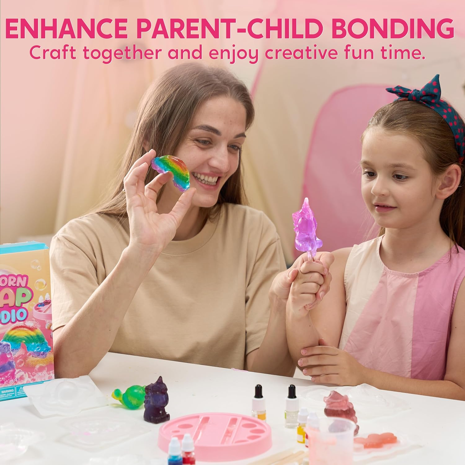 Klever Kits Soap Making Kit- Make Your Own Soap- DIY Unicorn Soap with 4 Molds, Spa Science Kit for Kids, Stem Activity Gifts for Toddler Kid Aged 6+, Girl Birthday Present image number 6