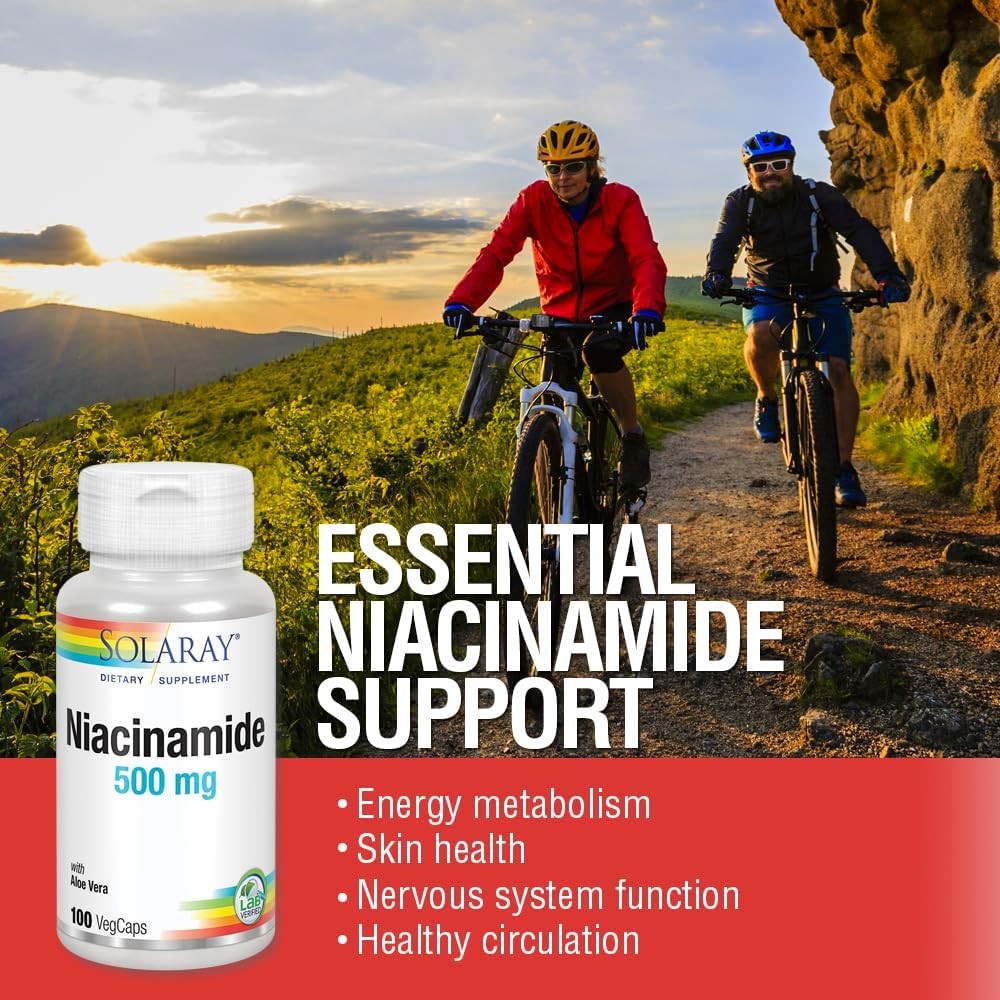 Solaray - Niacinamide 500 Mg. - 100 Capsules image number 3