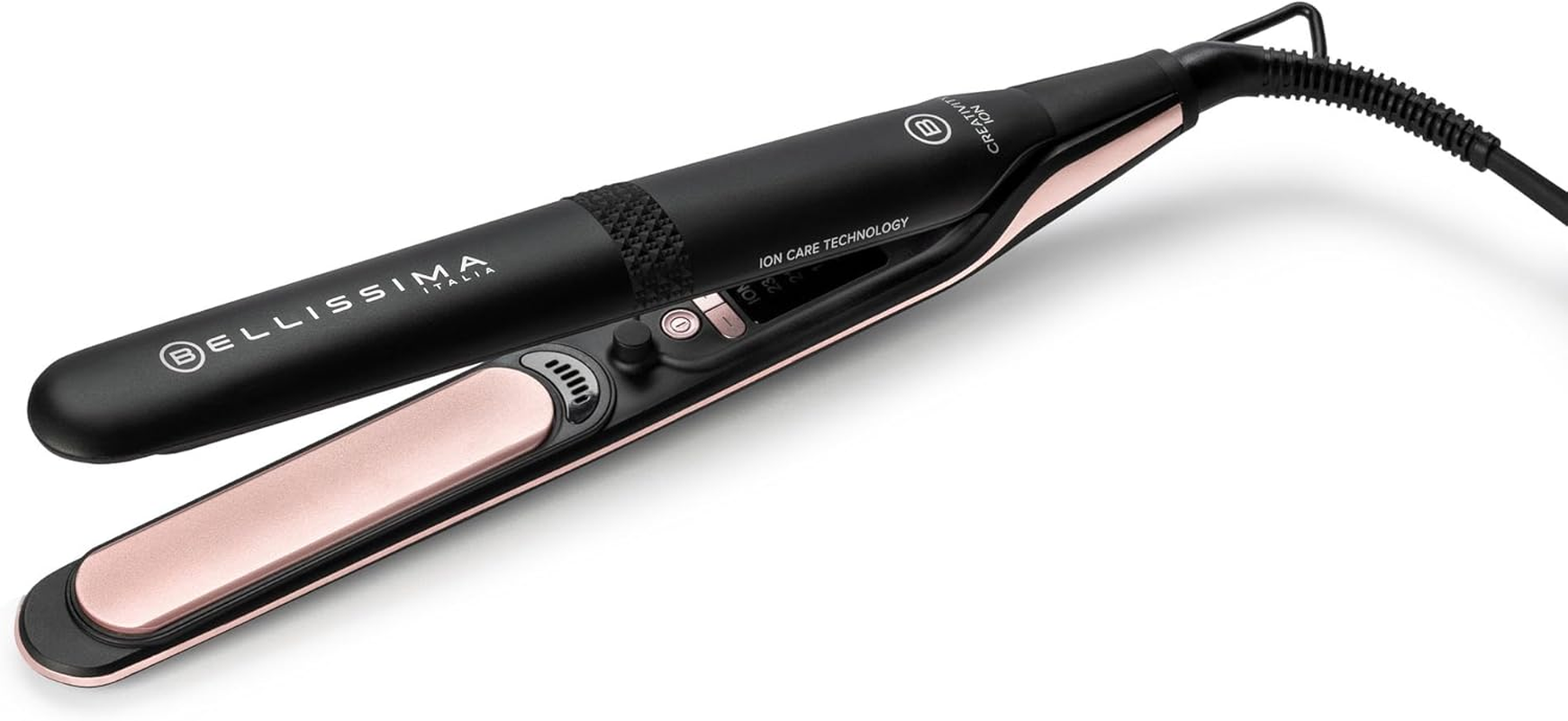 Bellissima Creativity Ion, Straighteners, Straight or Wavy Hair, Ionizer, Ceramic Coating and Diamond Particles, Keratin, Flexible Plates, 5 Temperatures 150/230&deg;C with Memory Function image number 5