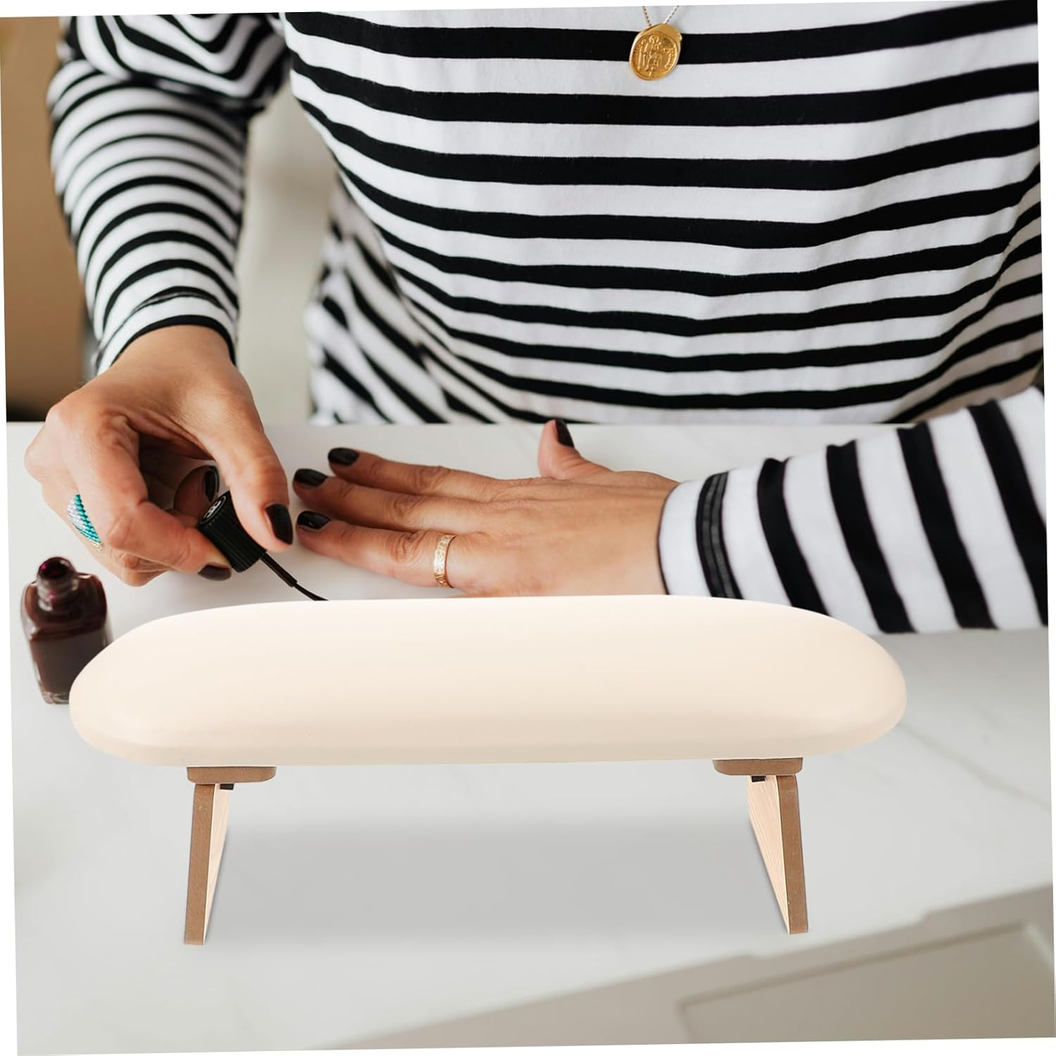 VICASKY Folding Hand Pillow Nail Arm Rest Nail Accessory Comfortable Manicure Hand Rest