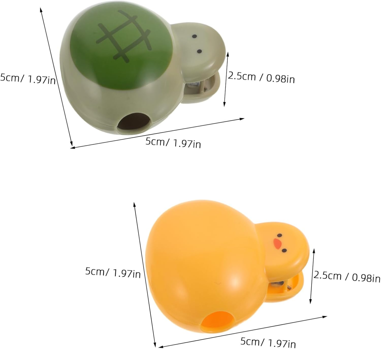 MOTHNUR 2Pcs Cartoon Animal Electric Toothbrush Head Covers Portable Toothbrush Protection Caps Travel Dustproof for Kids image number 3