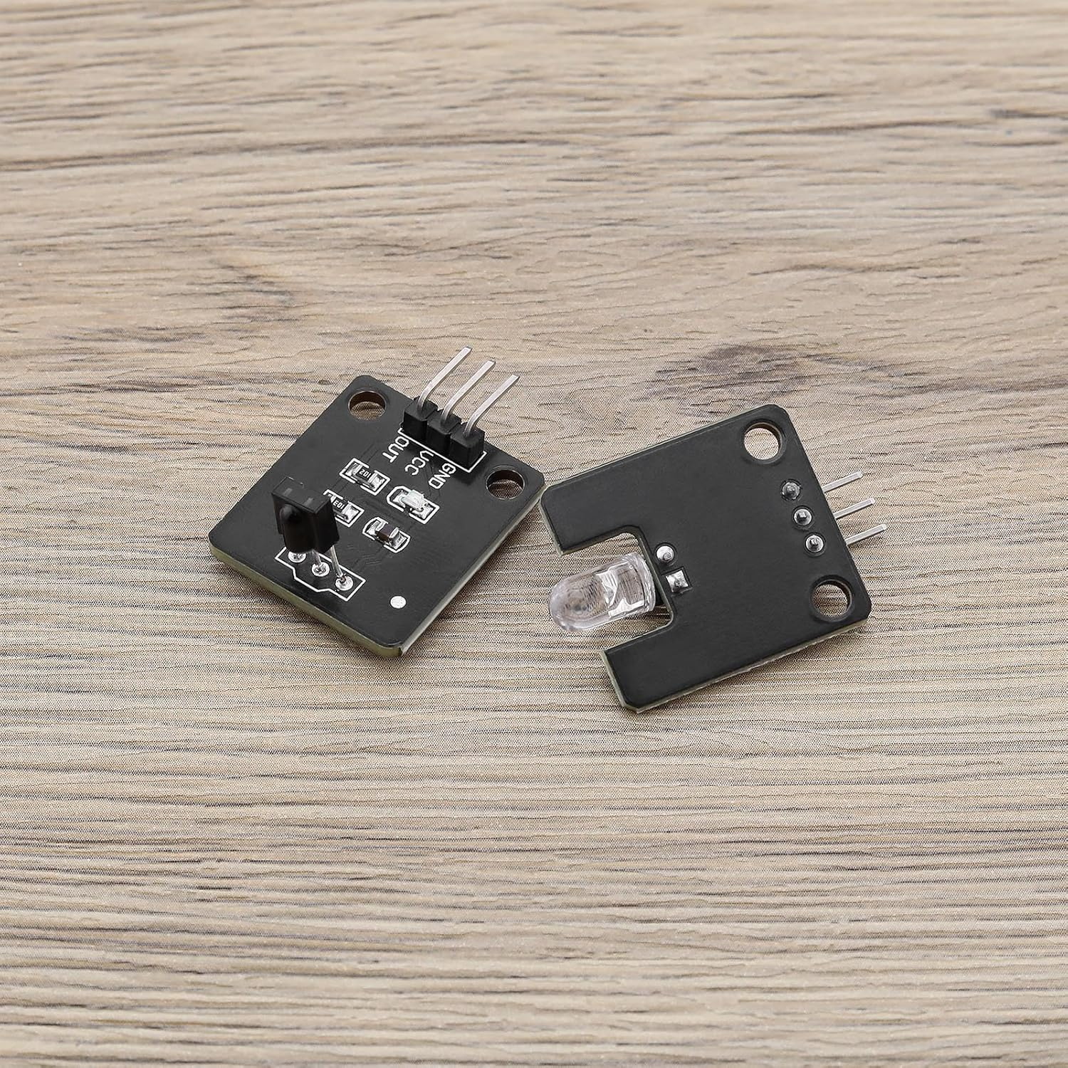 Be in Your Mind 5 Sets 5V Digital 38Khz IR Receiver Sensor Module with IR Transmitter Sensor Module Kit Compatible with 51/AVR/ARM Platforms image number 5