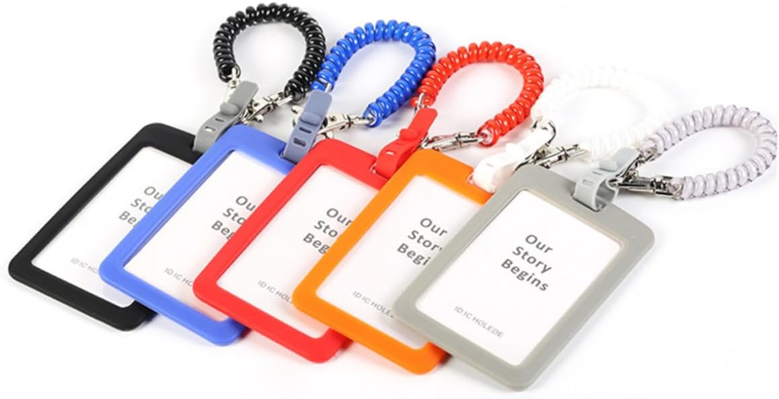 Holibanna 2Pcs Silicone Luggage Tags Id Holder Spring Rope Cutebadge Holder for Suitcases Luggage Tags image number 5