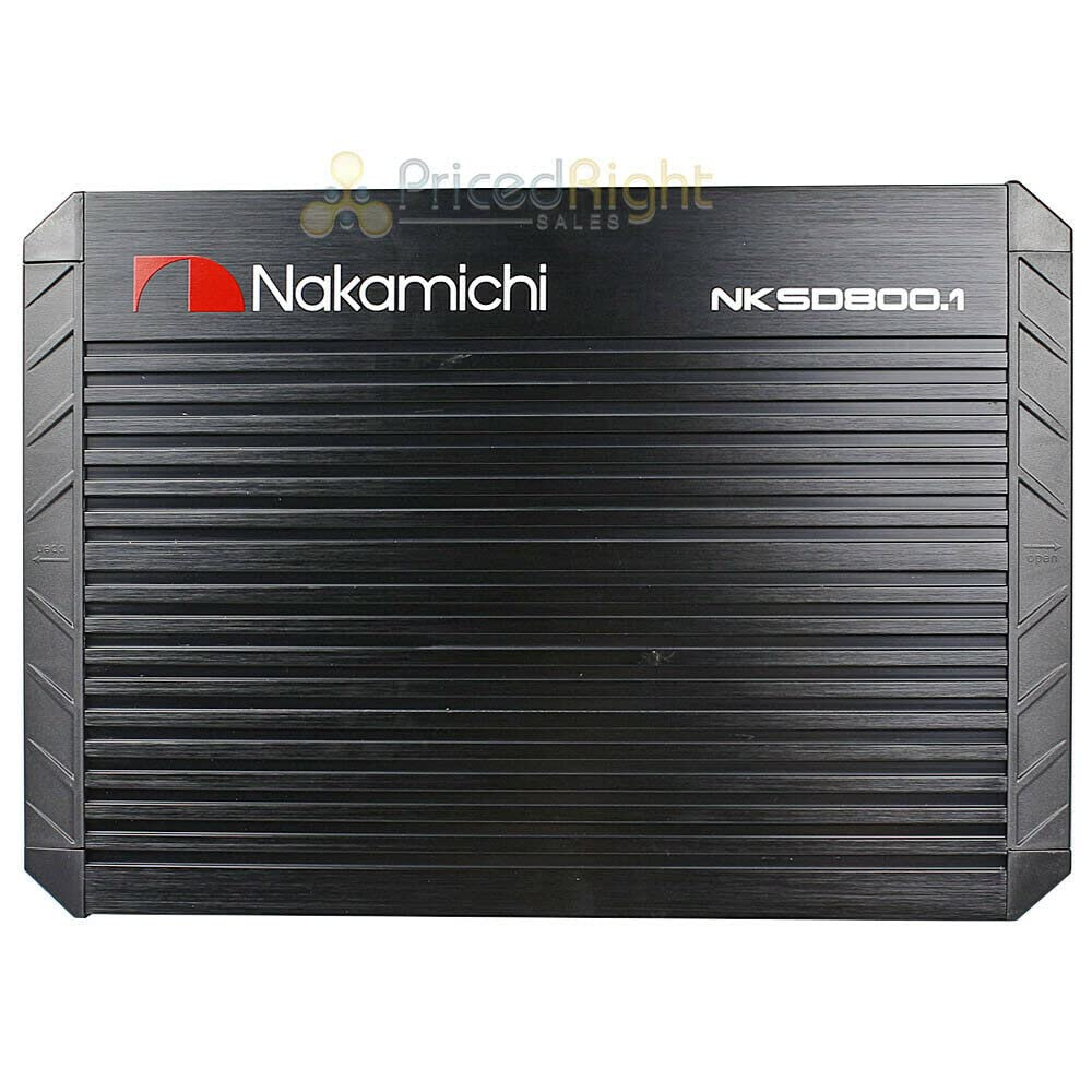Nakamichi Class D Monoblock Speaker Amplifier 3200 Watts Max Power NKS Series NKSD800.1 image number 2