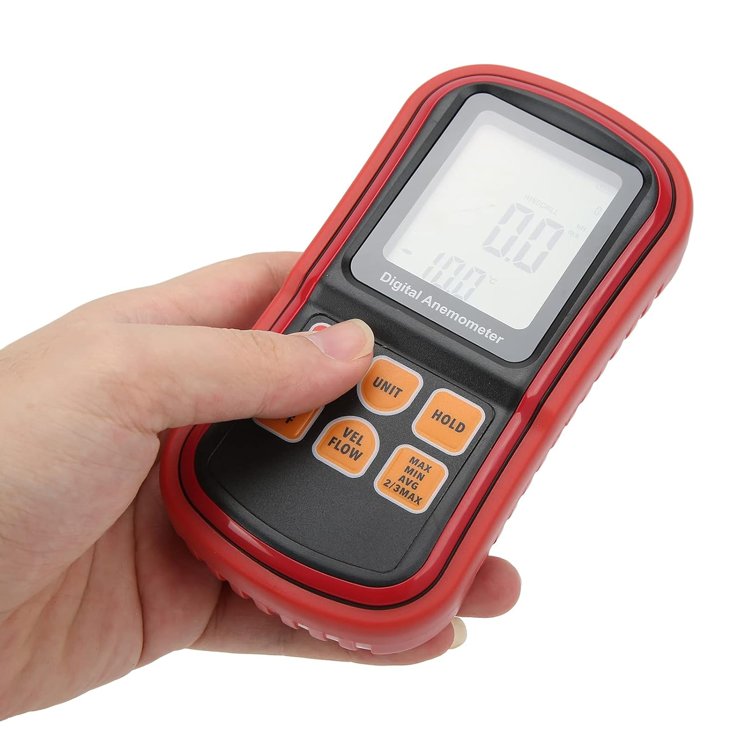 8909 High Accuracy Wind Speed Tester Handhled Digital Anemometer for Sailing Fishing Hiking image number 6