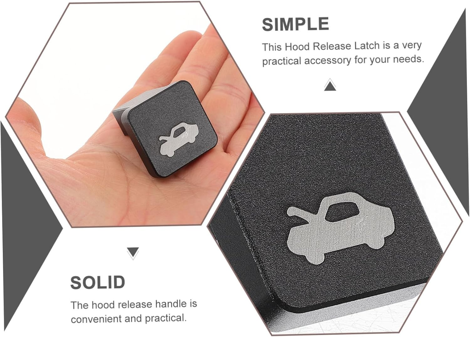 Hood Release Handle for Car Replace Latch Mechanism Fits Models Easy Installation Essential Automotive Tool image number 5