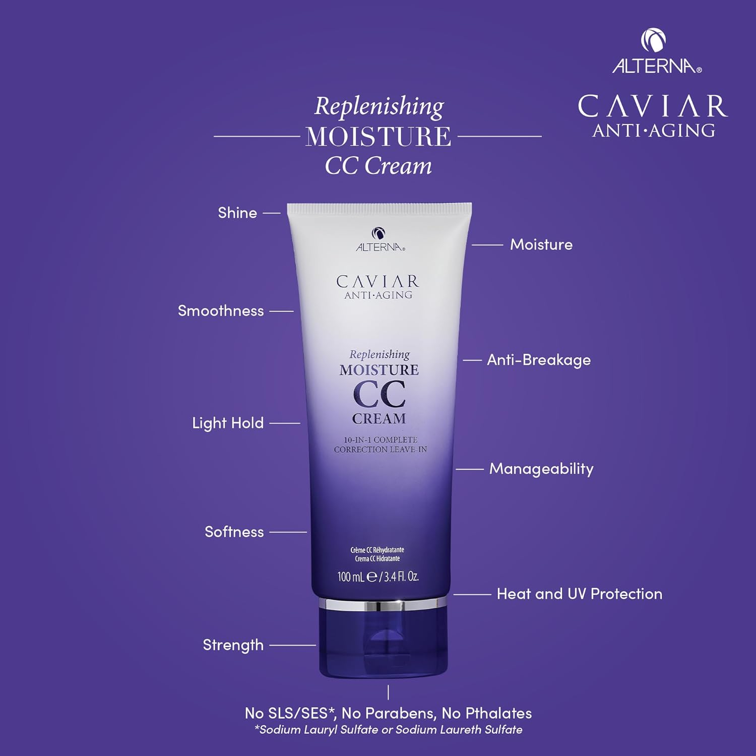 Caviar Anti-Aging by Alterna Replenishing Moisture CC Cream 100Ml image number 2