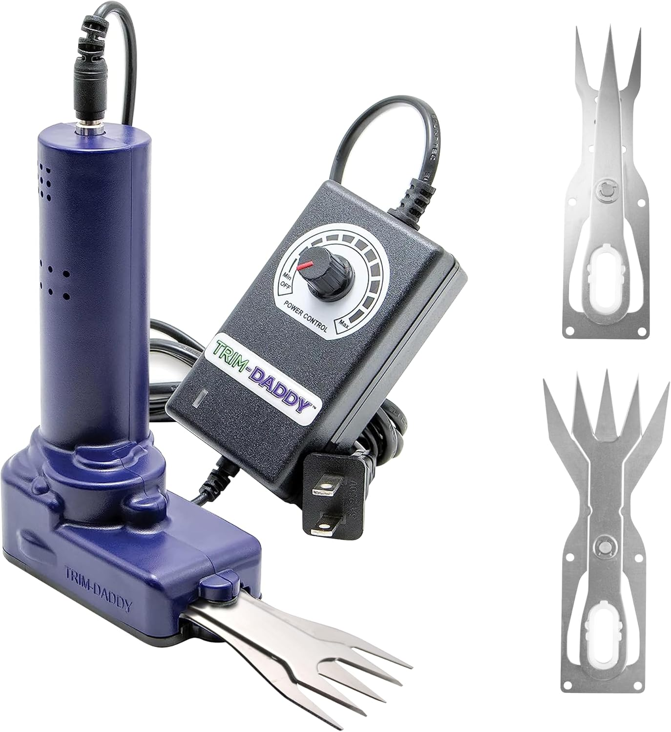 Trim Daddy | Electric Bud Trimmer for Wet or Dry Hydroponic Plants | 3PLUS Variable Speed | 3 Wet & Dry High Carbon Blades | Weight 225 G | 2 Years Warranty image number 2