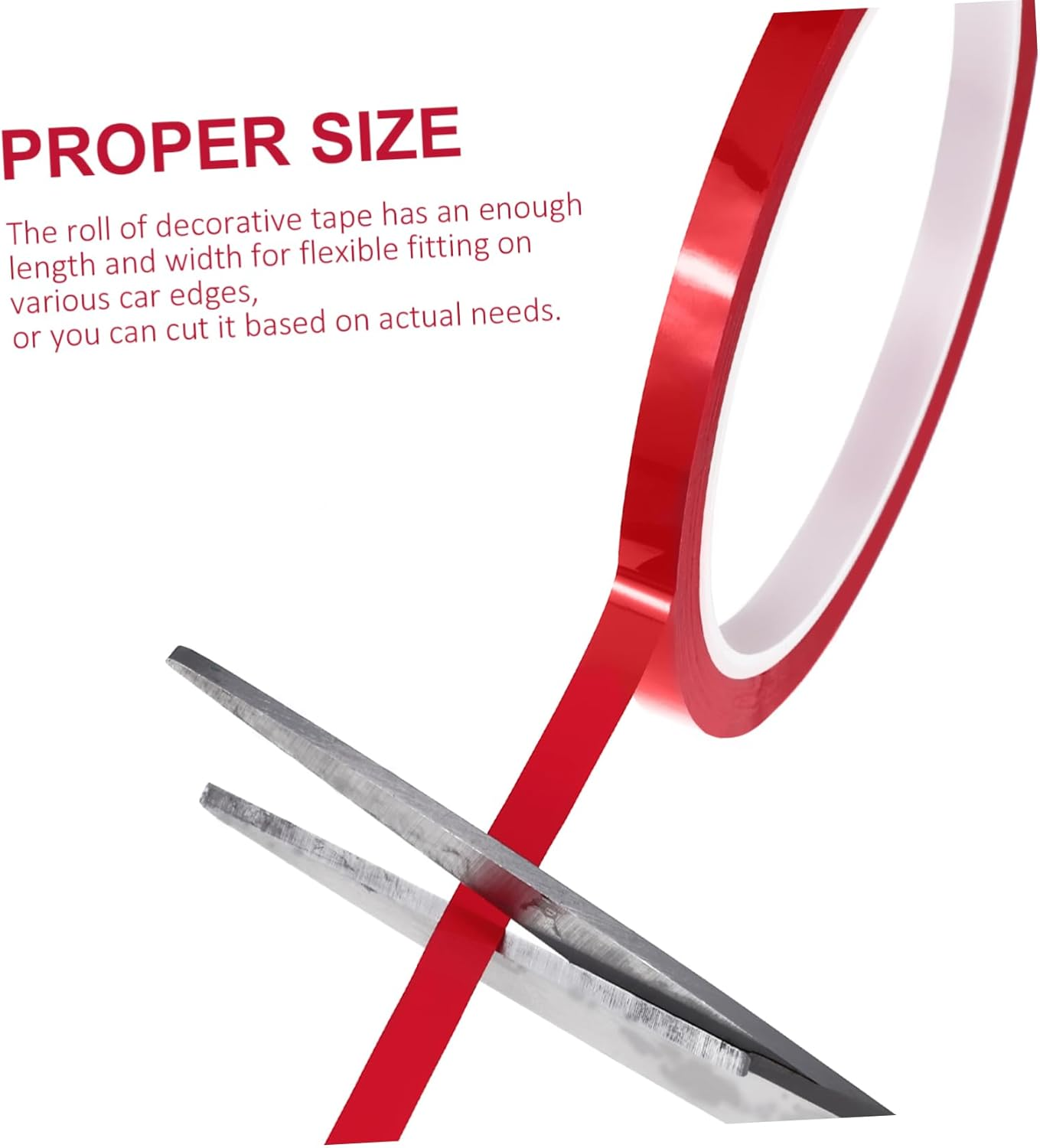 3Rolls Pinstripe Decorative Tape for Cars Auto Trim Adhesive Strip Glitter Car Molding Trim Tape image number 5