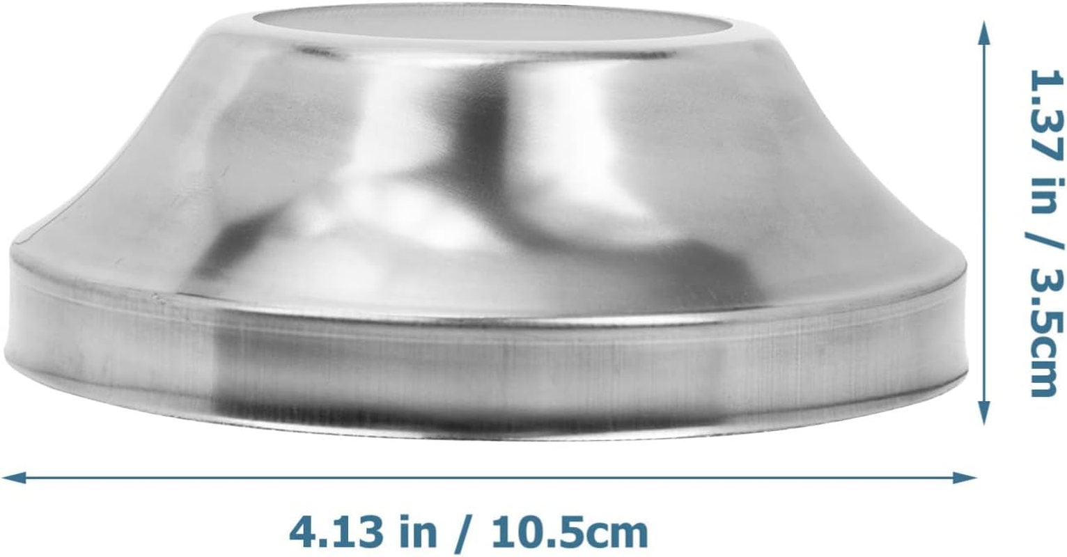 Homoyoyo 6Pcs Railing Support Post Base Trim Bracket Post Skirt round Tube Anchor image number 3