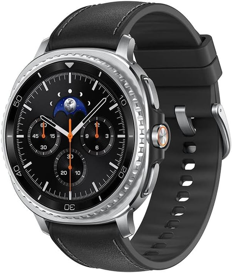 Samsung Galaxy Watch8 Classic [AU Version], (Black, Bluetooth, 46 Mm) with Hybrid Band, Smart Watch, Cushion Design, Rotating Bezel, Quick Button, 3 Nm Processor, Heart Health, One UI 8