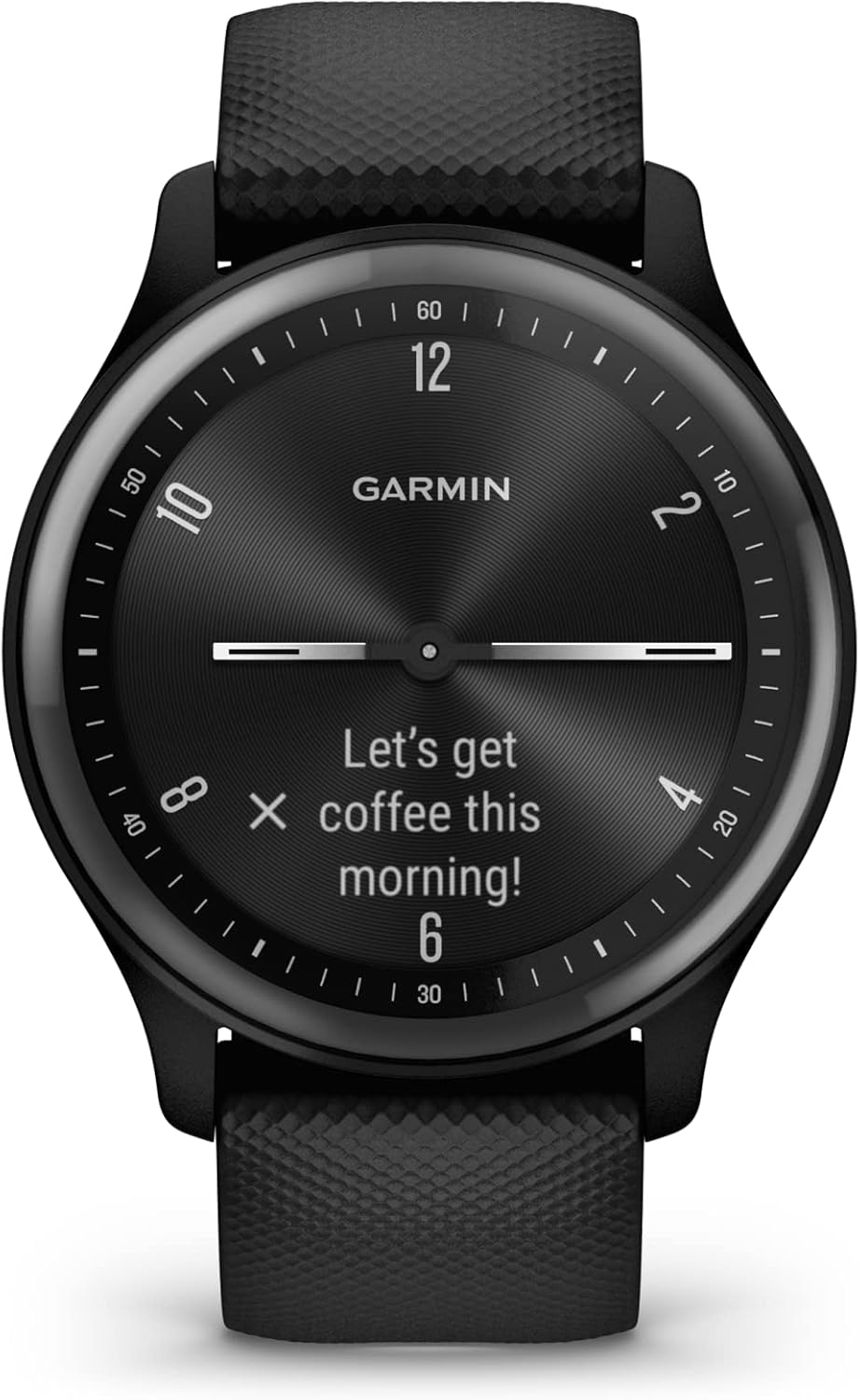 Garmin Vivomove Sport Touchscreen Hybrid, Black image number 5