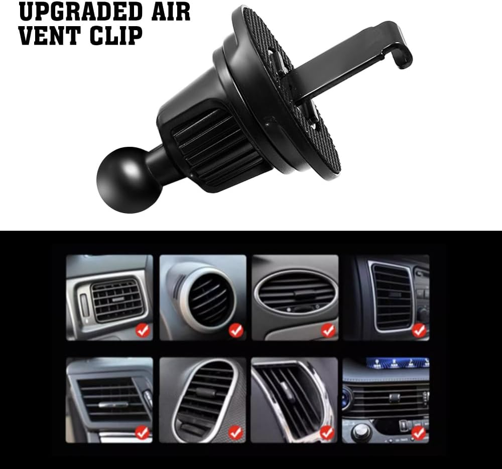 Wireless Car Charger,Qi 15W Fast Charging Electric Car Phone Holder Mount Automatic Clamping Vent Clip Windshield Dashboard for Iphone 17 16 15 14 13 12 Pro Max Samsung S25 S24 S23 Ultra Pixel Huawei