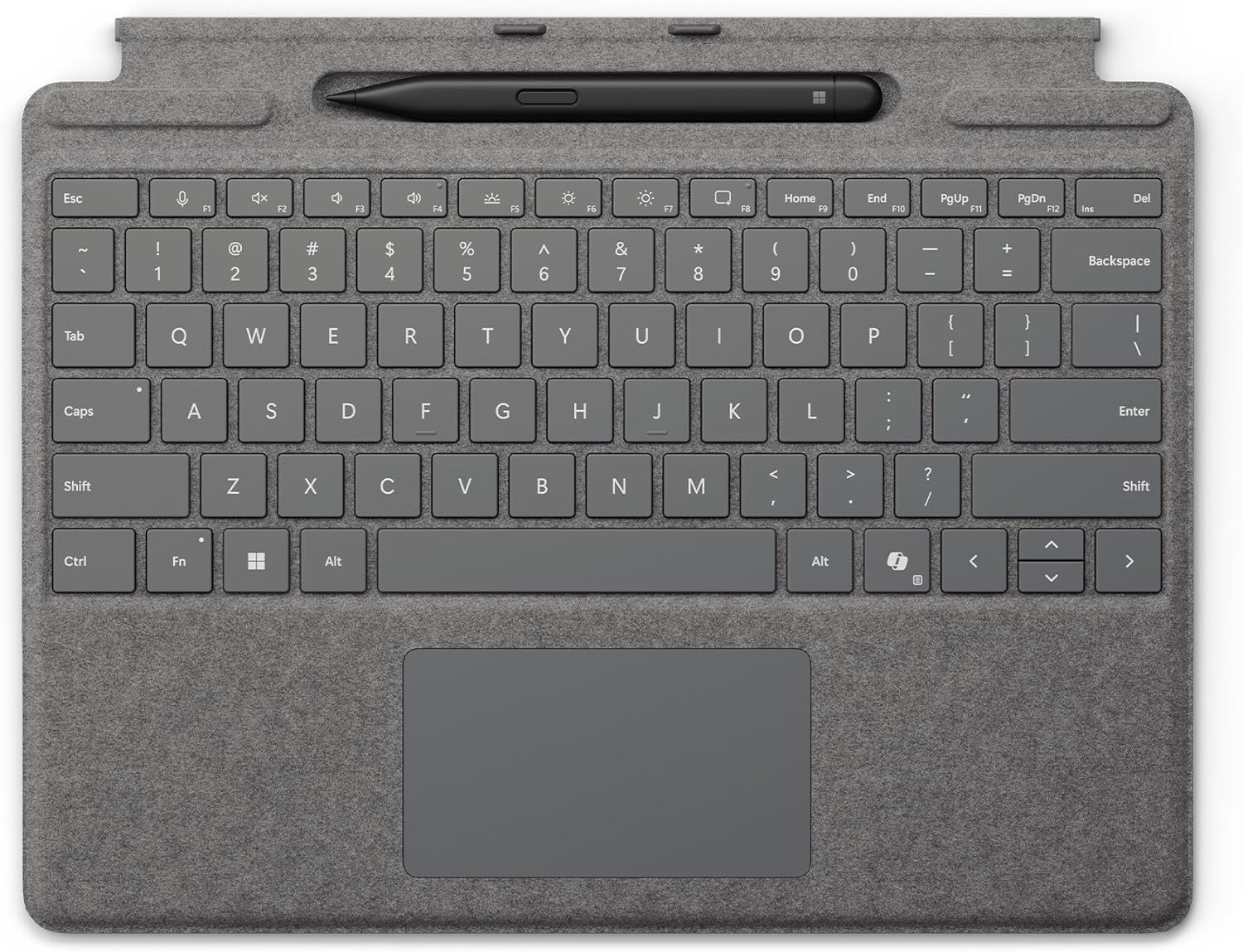 Microsoft Surface Pro Keyboard with Surface Slim Pen | Black | QWERTZ | Compatible with Surface Pro Copilot+ PC (11Th Edition), Surface Pro 9 & Surface Pro 8