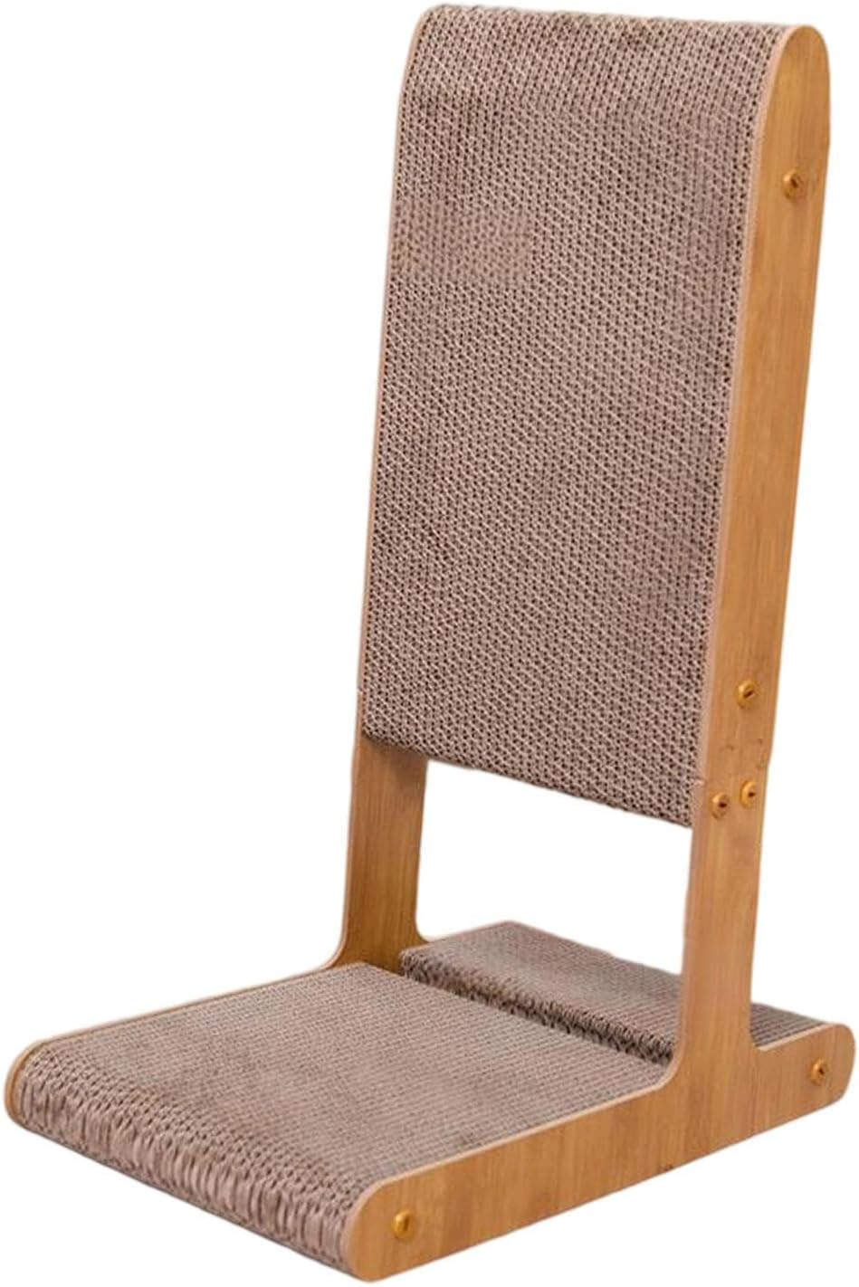 Yuksok T Shaped Cat Scratcher Pet Supplies, Rest and Play, with Bell Ball Toy for Indoor, Cat Scratching Board Furniture Protector, Style A