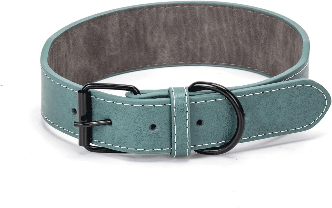 Durable PU Dog Collar, Adjustable and Lightweight; Ideal for Walks, Training and Outdoor Safety. image number 6