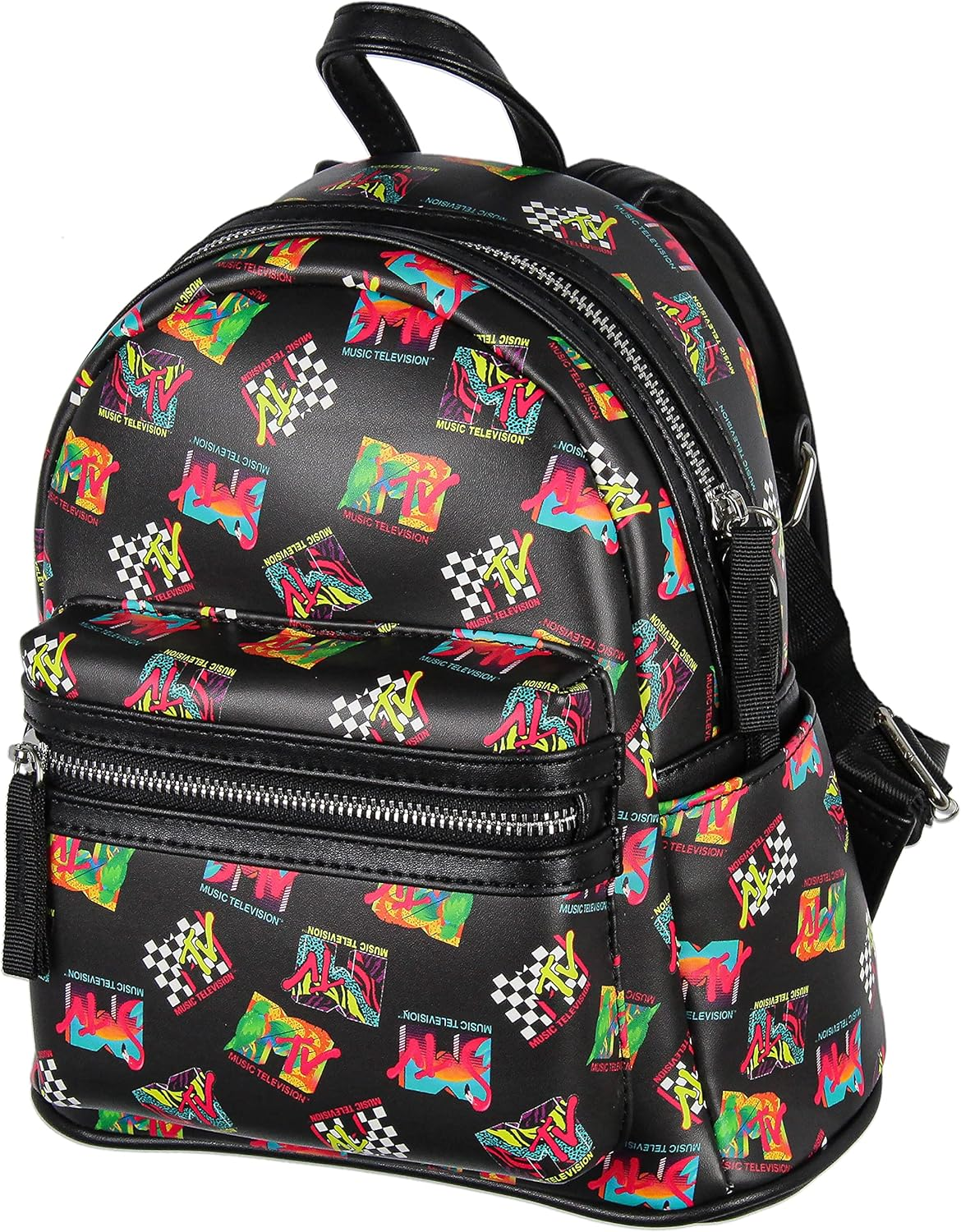 INTIMO Mini Backpack Zippered Small Book Bag Travel