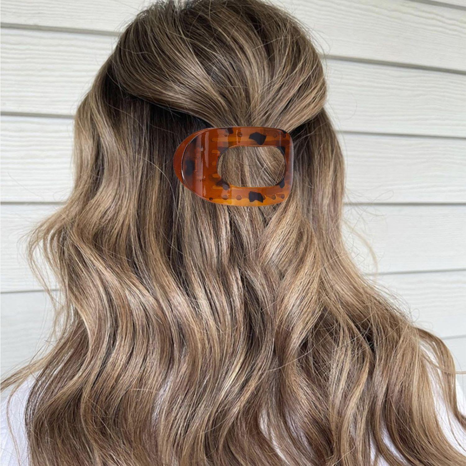 4 Pieces Multi-Coloured Hair Clips, 4 Pieces Plush Hair Clips, Matte Hair Clips, Rectangular Shark Clips, Creative and Cute Accessories and Personalised Trendy Hair Accessories. image number 2