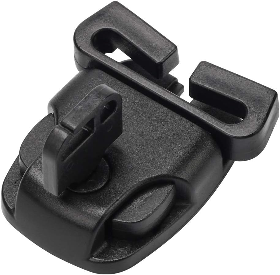 8 Pack Spa Tub Cover Clip Replace Latches Clip Lock Kit for Spa Hot Tub Cover, Spa Cover Clips Replacement with Keys and Slide Buckle, Black image number 4