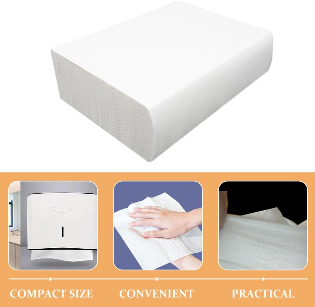 Gatuida 5 Bags Disposable Hand Towels for Bathroom Soft Absorbent Paper Guest Towels Disposable Decorative Bathroom Hand Napkins for Kitchen image number 3