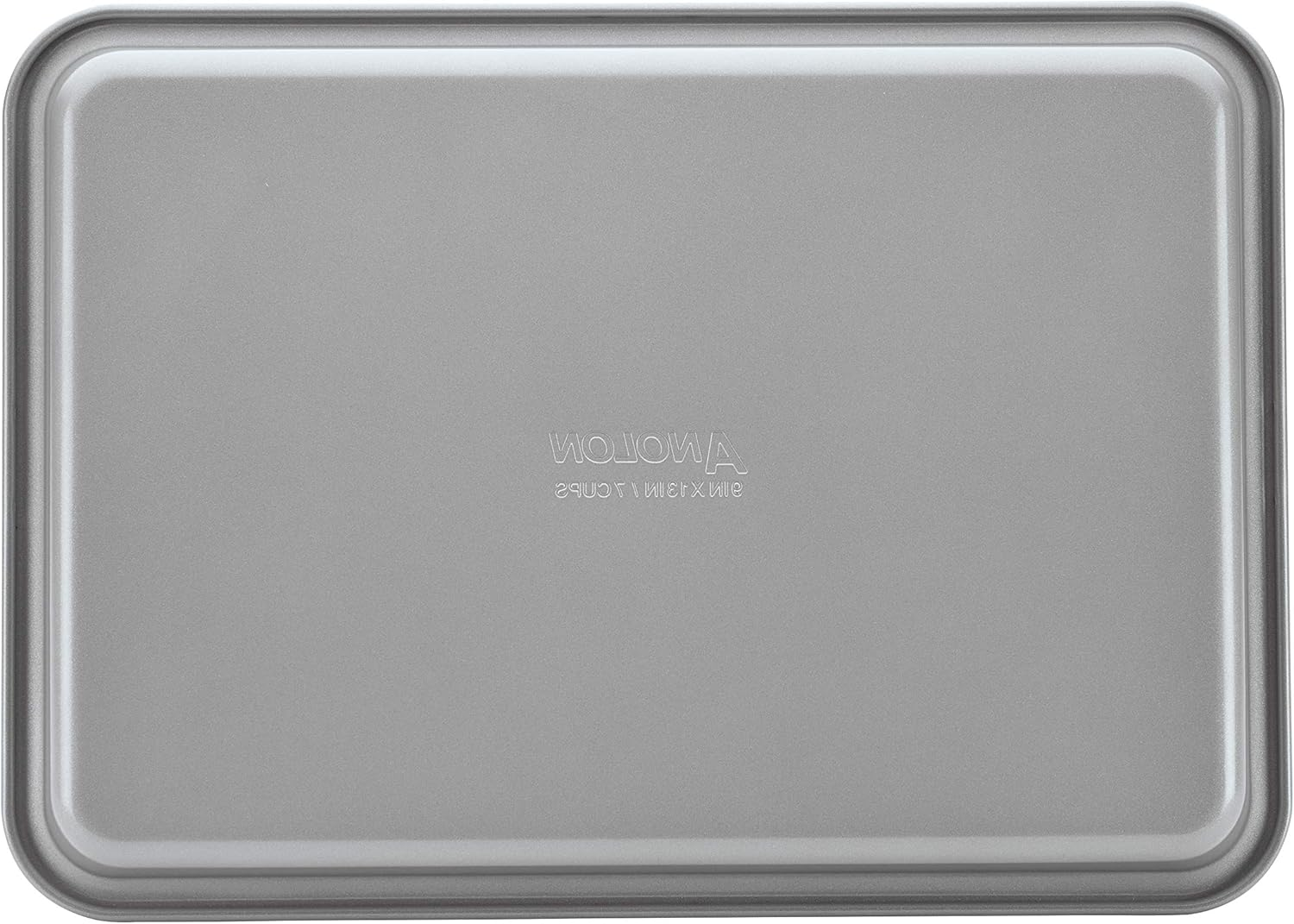 Anolon 46863 Gourmet Nonstick Bakeware Set with Nonstick Cookie Sheets/Baking Sheets - 3 Piece, Graphite Gray - Graphite image number 2