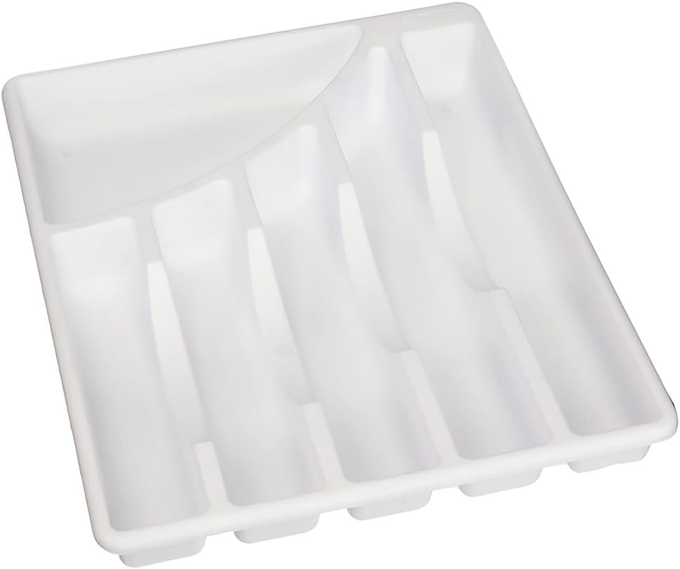 Sterilite Cutlery Tray - White 35.5 X 30 X 5Cm image number 2