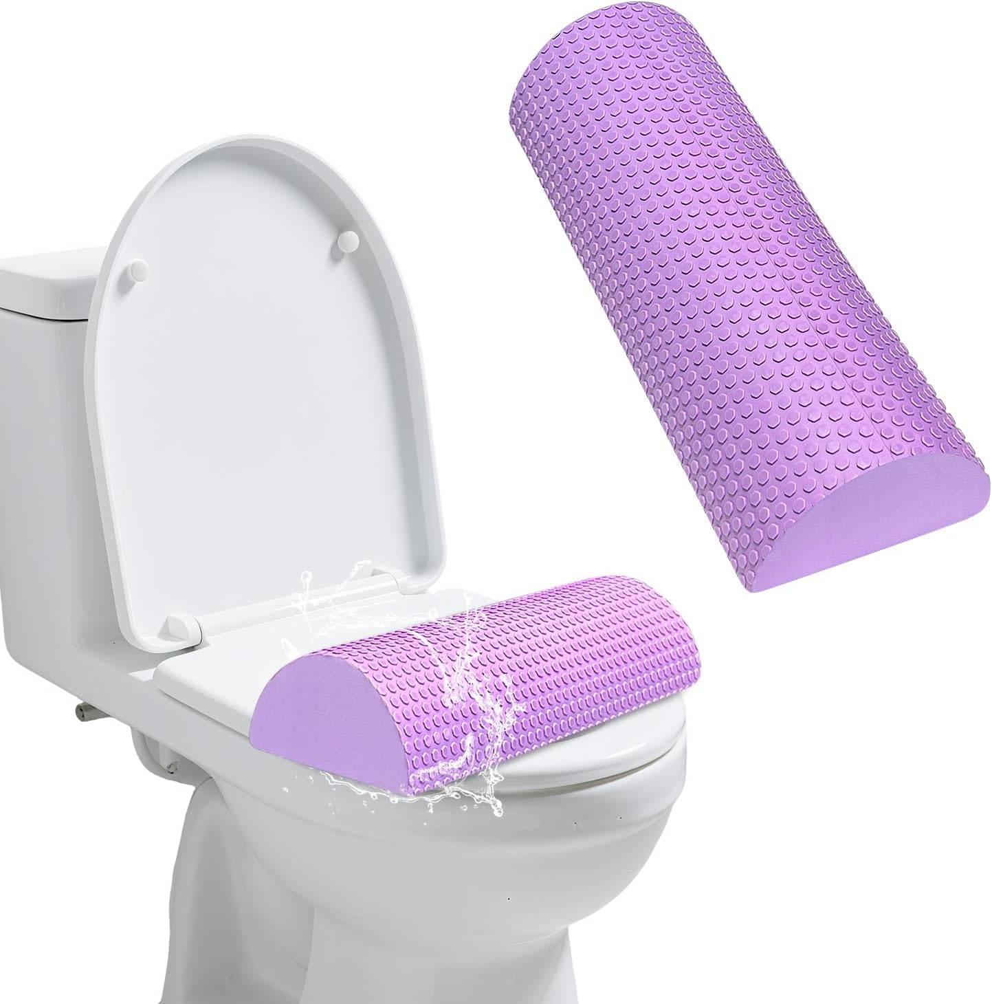 BBL Pillow Toilet Riser after Surgery for Butt Brazilian Butt Lift Pillow Toilet Seat Butt Pillows for Sitting Booty Recovery Post Surgery Foam Chair Cushions image number 2